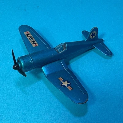 c1990 Matchbox England Airplane Corsair F4U-5N US Navy Diecast Plane Toy SB-16 - Image 1 of 3