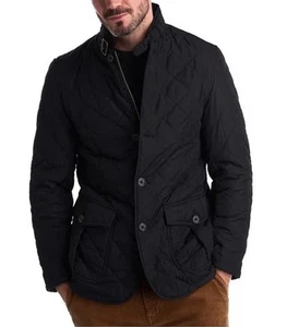 NWTs Barbour Men’s Lutz Quilted Jacket. Black. XL - Picture 1 of 15