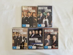 Boston Legal Seasons 1-5 DVD Completo 27 Discos Set Región 4 PAL - Imagen 1 de 12