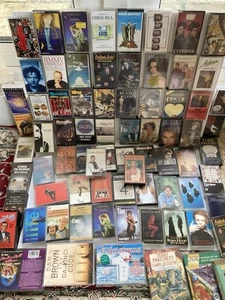 Cassette Tape Album Bundle / Job Lot - X80 Tapes / Albums - 80's 90's Pop Rock - Picture 1 of 14