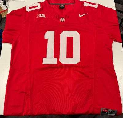 Ohio State Buckeyes Julian Sayin Football Jersey Red Stitched