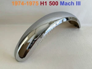 1974-1975 Kawasaki Triple H1 500 Mach III Front Fender Body. H1500 H1A Mud Guard - Picture 1 of 15