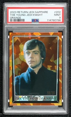 2023 Topps Chrome Sapphire Edition Star Wars ROTJ Orange 13/25 PSA 9 MINT i6e - Image 1 of 3