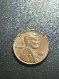 1961 NO MINT, Penny Stamping  “L” & In God We Trust on rim. "cent strike" errors - Picture 1 of 8