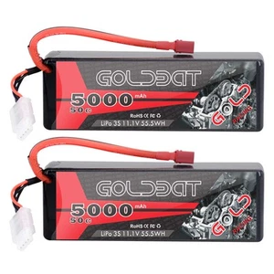 GOLDBAT 11.1V 5000mAh 3S 50C Lipo RC Battery Pack Hard Case with Deans T Conn... - Picture 1 of 6