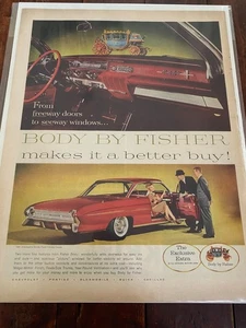 Vintage 1961 Fisher Auto Bodies A Better Buy ad - Picture 1 of 1