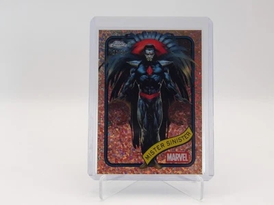 2025 Topps Chrome Marvel Mister Sinister Rose Gold Mini Diamonds /40 - Image 1 of 2