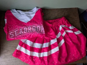Seabrook Cheerleader Costume Dress Girls Unsized Disney Zombies Addison 2 Pc - Picture 1 of 11