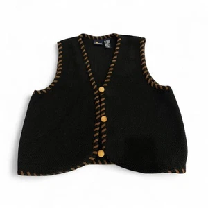 Lizsport Vintage Sweater Vest, Medium - Picture 1 of 5