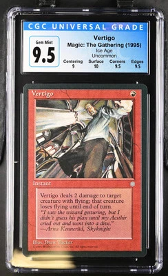 VERTIGO Ice Age CGC 9.5 Gem Mint Vintage MTG [Nostalgium] - Image 1 of 2