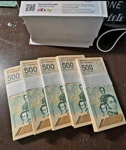 VENEZUELA 500 DIGITALES 2023 UNC x1 – NEW 500 Million Bolívares – COA - Picture 1 of 7