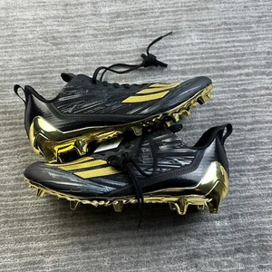 Adidas Adizero Cleats Mens Size 12 Gold Black Low Top Lightweight Football - Picture 1 of 7