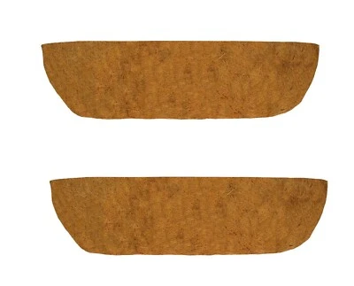 Garden Wall Trough Coco Liners Window Box Flower Basket Co-Co 60cm (24") 2Pcs - Image 1 of 3