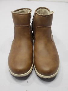 Khombu Dusk Ladies Size 8M All Weather Boot Zip Up Faux Fur Memory Foam - Picture 1 of 6