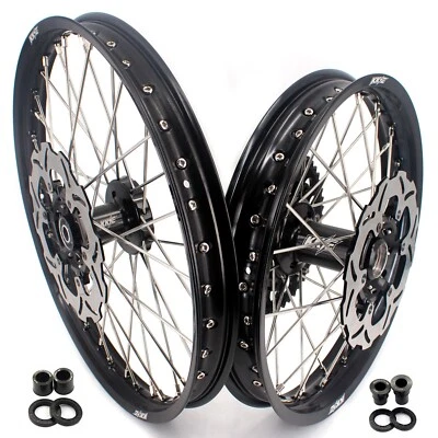 KKE 21/18" Wheels Rims Set Fit Suzuki DRZ400 2000-2004 DRZ400S 2000-2024 DRZ400E - Image 1 of 4