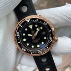 Steeldive Men Diver Watch Bronze Tuna 30Atm Automatic Wristwatch Luminous Nh35