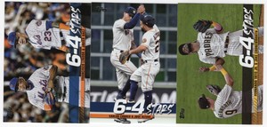 2022 TOPPS 6-4 STARS INSERT LOT LINDOR BAEZ CORREA  ALTUVE TATIS CRONEWORTH (3)