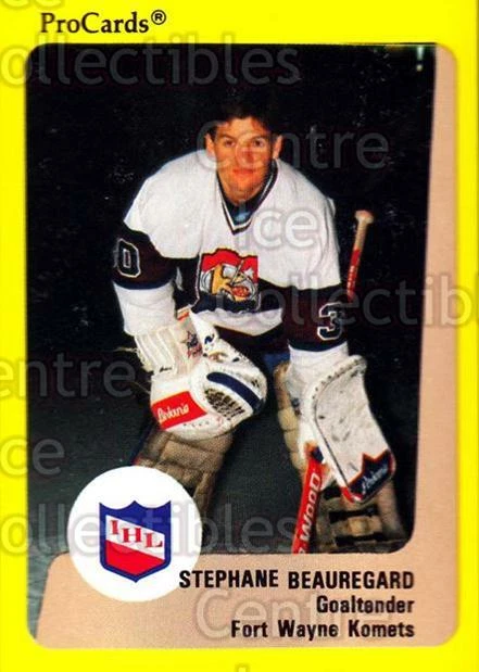 1989-90 ProCards IHL #139 Stephane Beauregard - Image 1 of 1