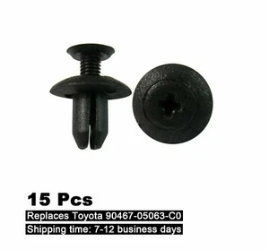 15x Front Bumper Push-Type Clip Fastener Retainer Rivet Fit Corolla Toyota 5mm - Picture 1 of 4