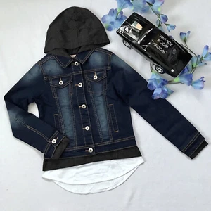 DKNY NWOT Jean Jacket and Top Bundle Girls M (8/10) - Picture 1 of 10