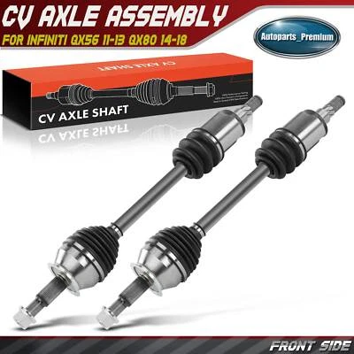Front Side CV Axle Assembly for Infiniti QX56 2011-2013 QX80 2014-2018 V8 5.6L - Image 1 of 4