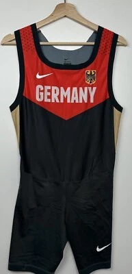 RARE Nike Sleeveless Jersey Unisuit Running Team Germany Men’s Size Large - Image 1 of 4