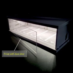 1/43 Diorama Car Garage Model LED Lighting City Parking Lot Backdrop Scene Model - Picture 1 of 44