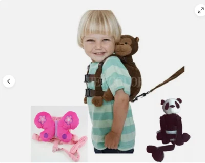 2 in 1 Lion Toddler Safety Harness Backpack Children's Walking Leash Strap - Image 1 of 4
