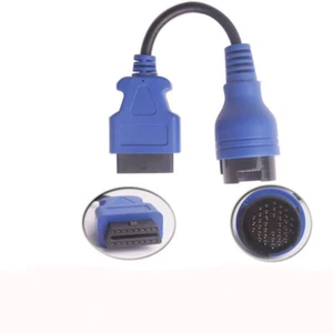 Car Diagnostic Tool 38 Pin to OBD2 16 Pin Cable Adapter For Iveco Truck - Picture 1 of 5