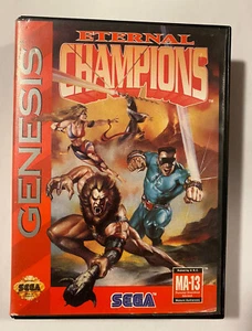 Eternal Champions (Sega Genesis, 1993) Case/Cartridge Authentic Tested No Manual - Bild 1 von 12