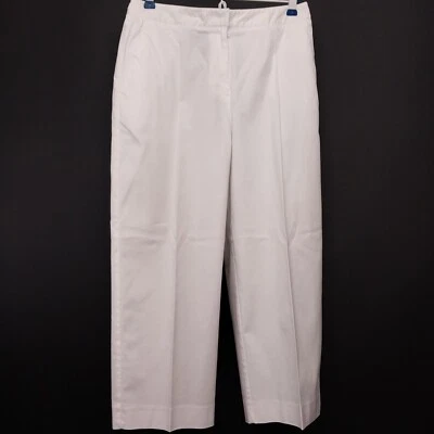 Charter Club Women's White Capri Pants Size 4 w/ 28" Straight Leg Cotton - Image 1 of 4