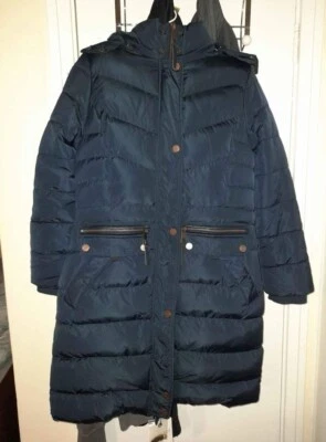 Womans padded navy coat size 8-10 Spindle brand new - Image 1 of 4
