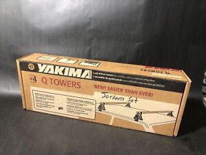 NEW FACTORY SEALED Yakima Q Tower for Roof Rack Systems  Set of 4 Part #00124