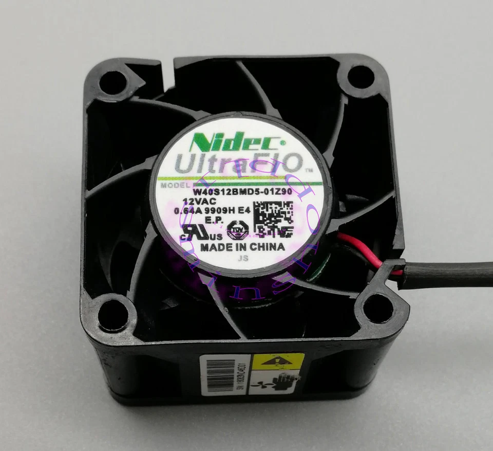 1PC New Nidec W40S12BMD5-01Z90 4028 4CM 12V 0.64A 2-pin cooling fan - Image 1 of 1
