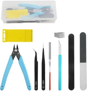 Professional 9 PCS Gundam Model Tools Kit Modeler Basic Tools Craft Set - Picture 1 of 8