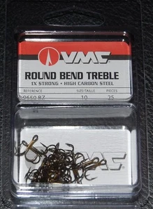 Ganchos de agudos de curva redonda VMC 9650 tamaño 10 paquete de 25 9650BZ-010 bronce 1X fuerte - Imagen 1 de 2
