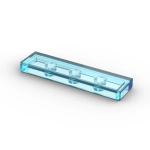 Lego 10x Platte Fliese 1x4 plate tile 2431 transparent hellblau trans-light blue - Picture 1 of 1