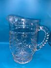 Anchor Hocking Early American Pressed Glass Star of David  Pitcher