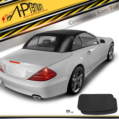 Tapa blanda convertible negra para Mercedes C209/C207/A209 CLK320 CLK55 AMG CLK350 Foto 1 de 4