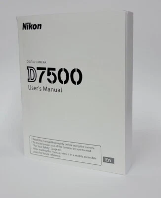Nikon D7500 Manual de instrucciones del propietario D7500 Libro NUEVO Foto 1 de 4