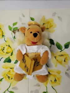 DISNEY STORE WINNIE THE POOH 8 1/2" ANGEL POOH LIMITED RELEASE 2000 SIZE: 9" NWT - Picture 1 of 10