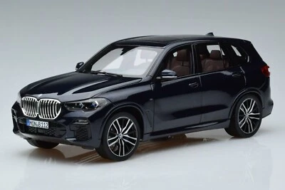 1/18 BMW X5 4.0i xDrive M Sport (G05) 2019 Blue Diecast Model Car Norev 183283 - Image 1 of 4