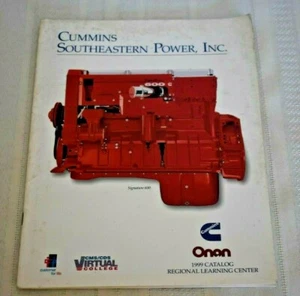 ONAN CUMMINS SOUTHEASTERN POWER Catalog 1999 REGIONAL LEARNING CENTER - Picture 1 of 7