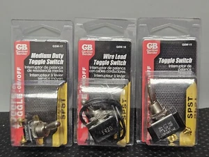 3 Gardner Bender Toggles SDST- Medium Duty, Wire Lead (GSW 11, GSW 17, GSW 18) - Picture 1 of 7