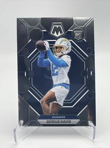 2023 Panini Mosaic #311 Derius Davis Rookie RC Card Chargers Silver - Picture 1 of 2