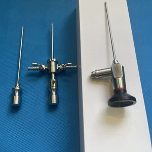 30° HD ø2.7mm x 110mm Optic Lens Endoscope &  Sheath Trocar with 2 Obturators - Picture 1 of 11