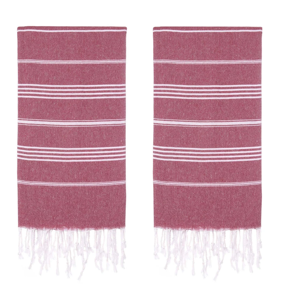 Beach Towel Set of 6 (38" x 71") | 100% Cotton Extra Large Turkish Towels - Image 1 of 4