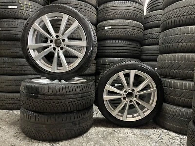 4x 18 Zoll Winterräder Alufelgen Mercedes C Klasse , Audi A4 Winterreifen - Bild 1 von 4