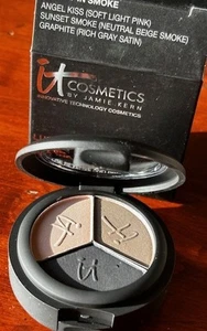IT Cosmetics Luxe High Performance Anti-Aging Eyeshadow Trio, NEW, Prtty InSmoke - Picture 1 of 11