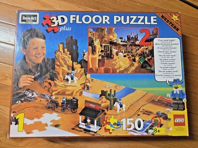 LEGO 1997 RoseArt 3D Plus Western Floor Puzzle (complete) - Image 1 of 3